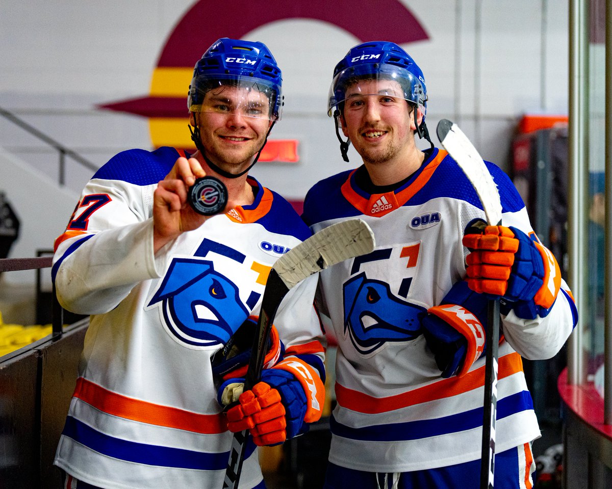 OT_Ridgebacks's tweet photo. MHKY | We're moving on! 

Captain Jack Patterson scored a hat-trick in the Ridgebacks Round 1 victory over the Concordia Stingers on Wednesday night, setting up their meeting with UQTR on Saturday.

🔗 https://t.co/24MagFlhsG

📸 @PolanskyPhoto https://t.co/7Zd9zwAUR8
