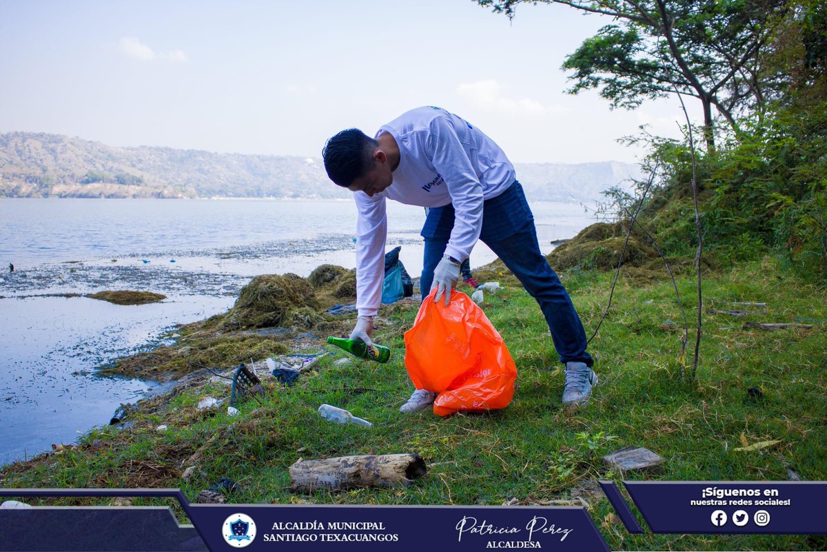 AlcaldiaStx's tweet photo. Porque cuidar los recursos es tambien nuestro deber 😀 

✅ En apoyo a PROLAGO de Ilopango 

Día nacional del Lago de Ilopango!!! https://t.co/pxYhsqvvPv