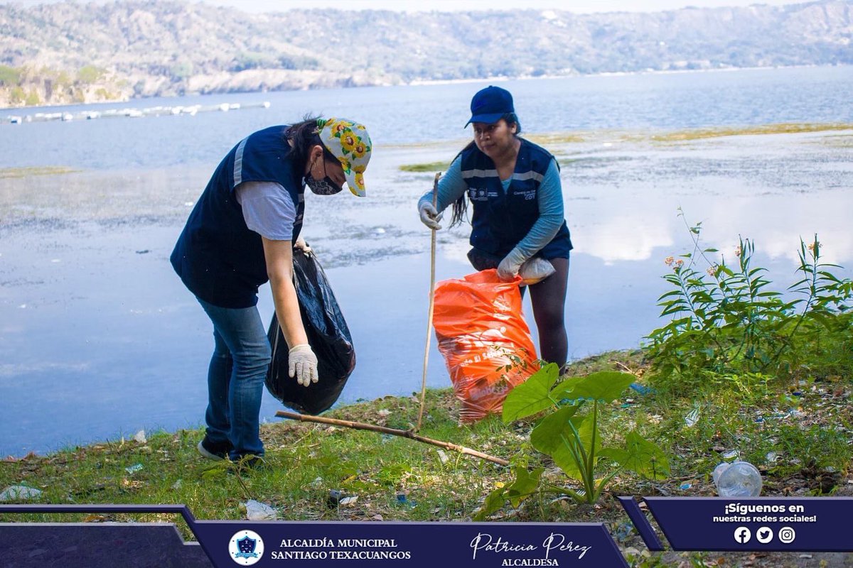 AlcaldiaStx's tweet photo. Porque cuidar los recursos es tambien nuestro deber 😀 

✅ En apoyo a PROLAGO de Ilopango 

Día nacional del Lago de Ilopango!!! https://t.co/pxYhsqvvPv