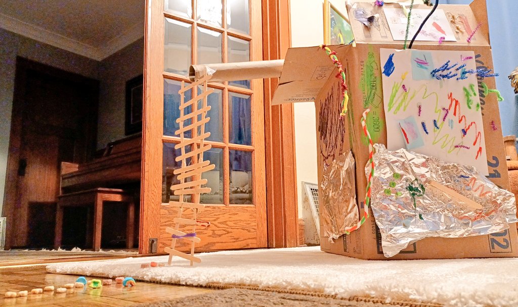 SBGriffie's tweet photo. Leprechaun trap is set! Now it's time to make some mischief... 🇮🇪🍀 #girlswhodesign #StPatricksDay https://t.co/dHN8FTNLtq