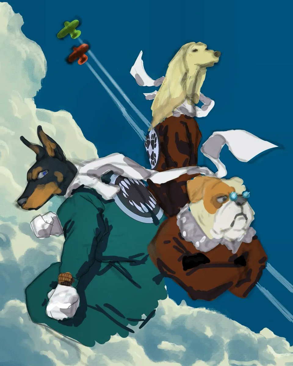 yarnmail's tweet photo. 📣📣📣40hrs to go📣📣📣
Take to the skies with a battle between Paws and Jaws- who will win? 🎯

Check out our beginning sketches by inhouse artist Ryan. Help unlock more stretch goals by grabbing your copy of Dogfight from #Kickstarter in the link below 

https://t.co/X54Kj2xDj9 https://t.co/b3H4rWv2l2