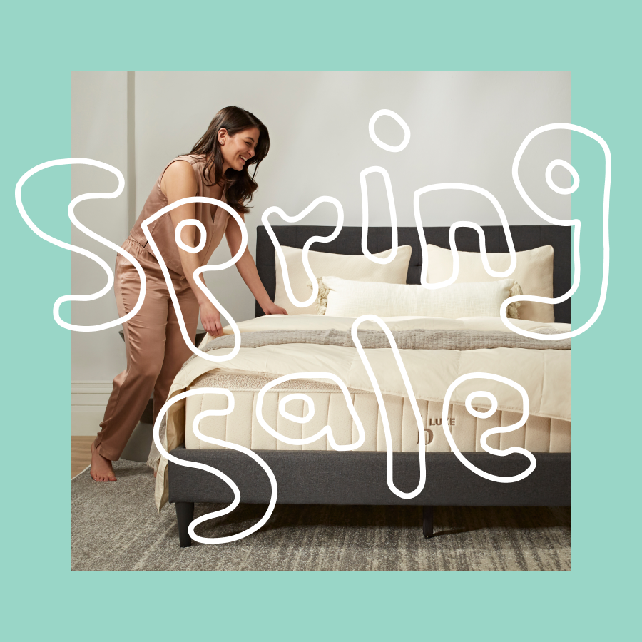 Spring Into Bed Sale! Get $400 off your mattress & 2 free Eco-Rest Pillows with code SPRING400. Free no-contact delivery. #naturalmattress #springsale 😴 bit.ly/35RHNQT