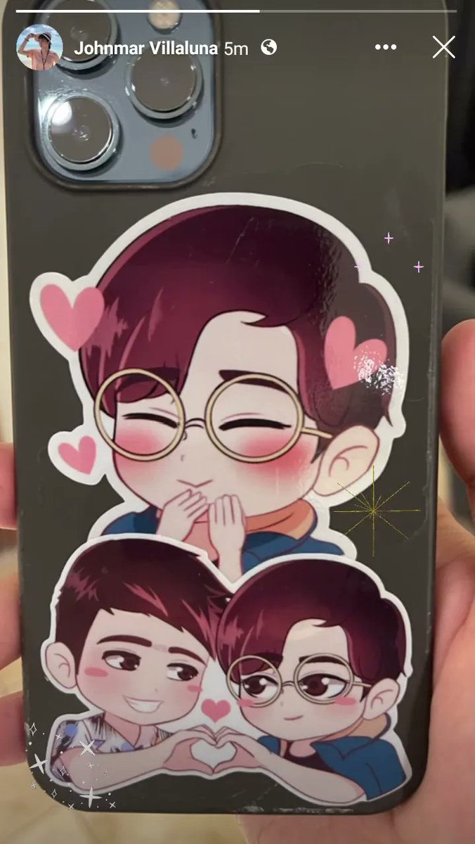 shiningcap's tweet photo. yung sticker na bigay ng bgi na kay ser pa pala >__< btw cute ng stickers!! 🤩 https://t.co/3IXmSBswoH