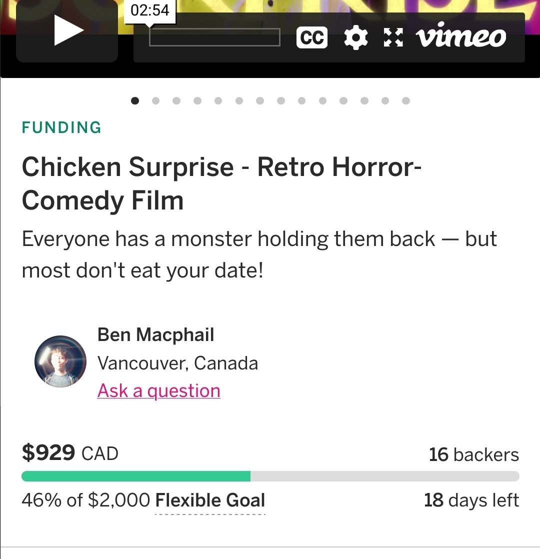 StarlessSkyProd's tweet photo. Almost halfway to our goal with 16 days left! Let's keep the momentum going! https://t.co/mclzWaR0Z4