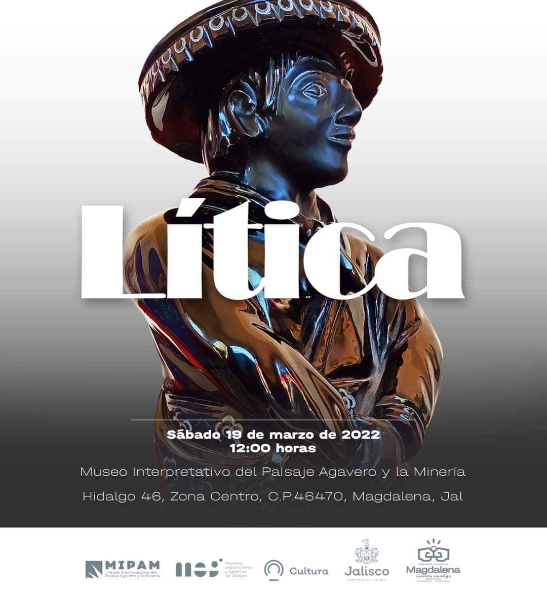 Magdalenagob's tweet photo. ¡Este sábado 19 de marzo a las 12:00 hrs te esperamos en el #MIPAM para conmemorar el día del artesano con la inauguración de la exposición Lítica! https://t.co/0XL8Ak2DZY