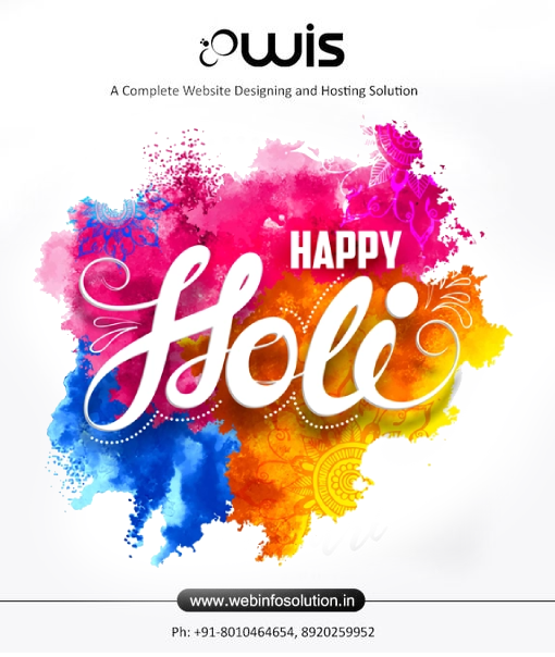 webinfo2009's tweet photo. #Holi May all the seven shades of the rainbow meet up this Holi and favor your existence with joy and delight. Have a Happy Holi 

 #Holi2022 #webinfosolution #webdesign #webdevelopment #webhosting https://t.co/2grig87phE
