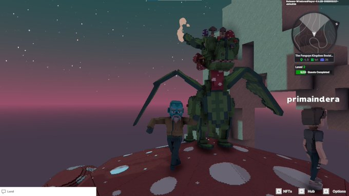 elefandemoi's tweet photo. @TheSandboxGame I just participated in the daily #SandboxAlphaS2Contest for a chance to earn up to 1,000 $SAND! Starting March 15 - Selfie with the mushroom dragon. Check out my screenshot below! 👇 #SandboxAlphaS2 https://t.co/4KgAkszN4I