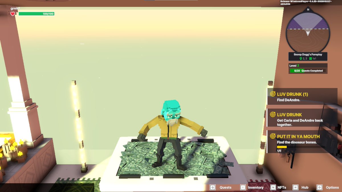 elefandemoi's tweet photo. @TheSandboxGame I just participated in the daily #SandboxAlphaS2Contest for a chance to earn up to 1,000 $SAND! Starting March 16 - Take a money bath in Snoop Dogg Mansion. Check out my screenshot below!
👇 #SandboxAlphaS2 https://t.co/YQgc84s6AR