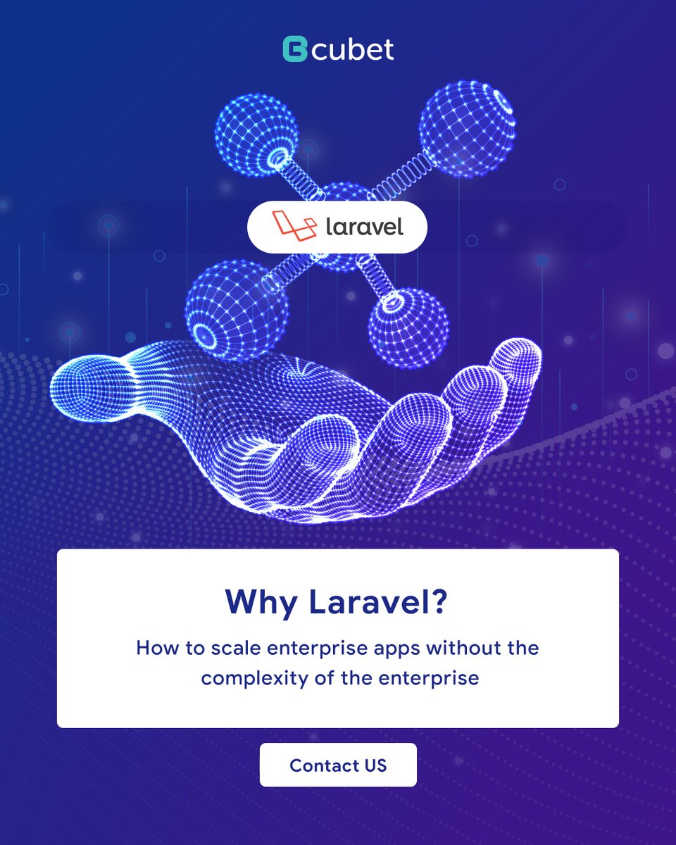 CubetTech's tweet image. Enhance your business with our custom Laravel application development solution. Build an App With Us.
Get Expert Help. Contact us today!
#laravelappdevelopment #laravelframework #laravel #appdevelopment #laraveldevelopers #laravelapplications #laravelpartner #framework