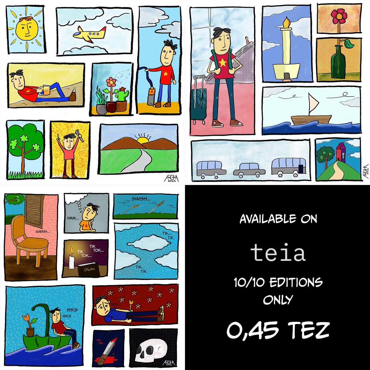 Mismar___'s tweet photo. ๐ฅ๐ฅSTILL AVAILABLE!๐ฅ๐ฅ
"a pieces of life" 6/10 Eds 0,45 Tz
https://t.co/zu4zYyfzHO
"Perjalanan" 8/10 Eds 0,45 Tz
https://t.co/Vd2pfoTh4G
"Hanyut dalam Sepi" 4/10 Eds 0,45 Tz
https://t.co/IPkHvnHqeC
#hicetnunc #nftind #CleanNFT #tez #NFTart #NFTartist #nftcollectors #IDNFT https://t.co/zotTRJBd9M