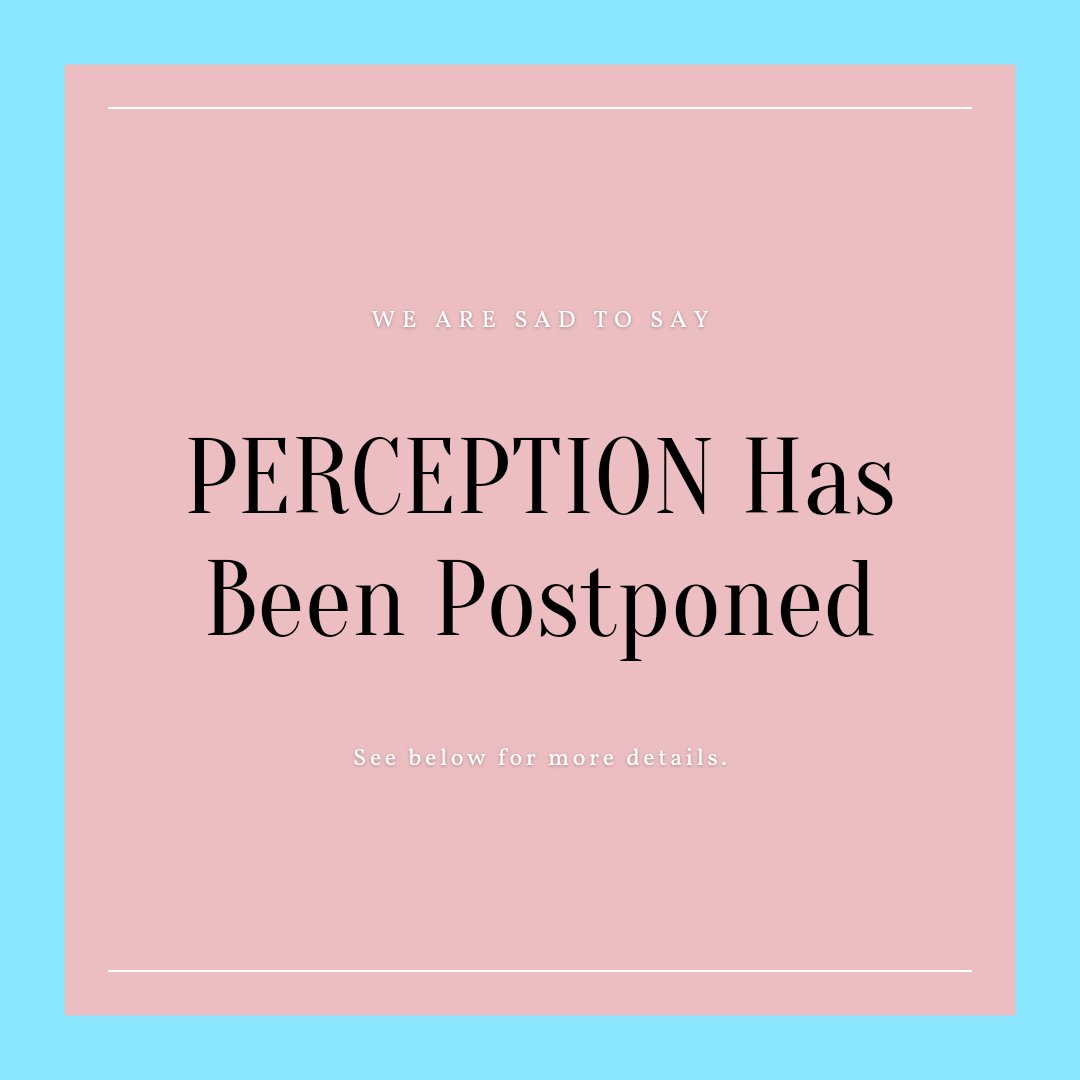 Unfortunately, we will be ending the crowd-funding campaign and postponing PERCEPTION until further notice. Due to unforeseen circumstances, we no longer have the resources to keep momentum with the campaign and need to step back to regroup and try again at a later date.