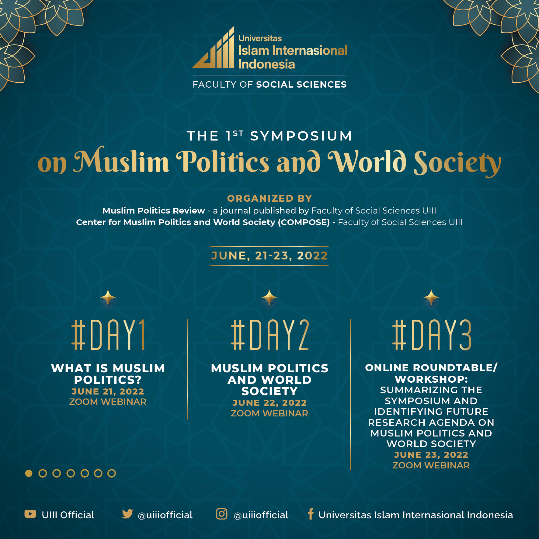 The 1st Symposium on Muslim Politics and World Society