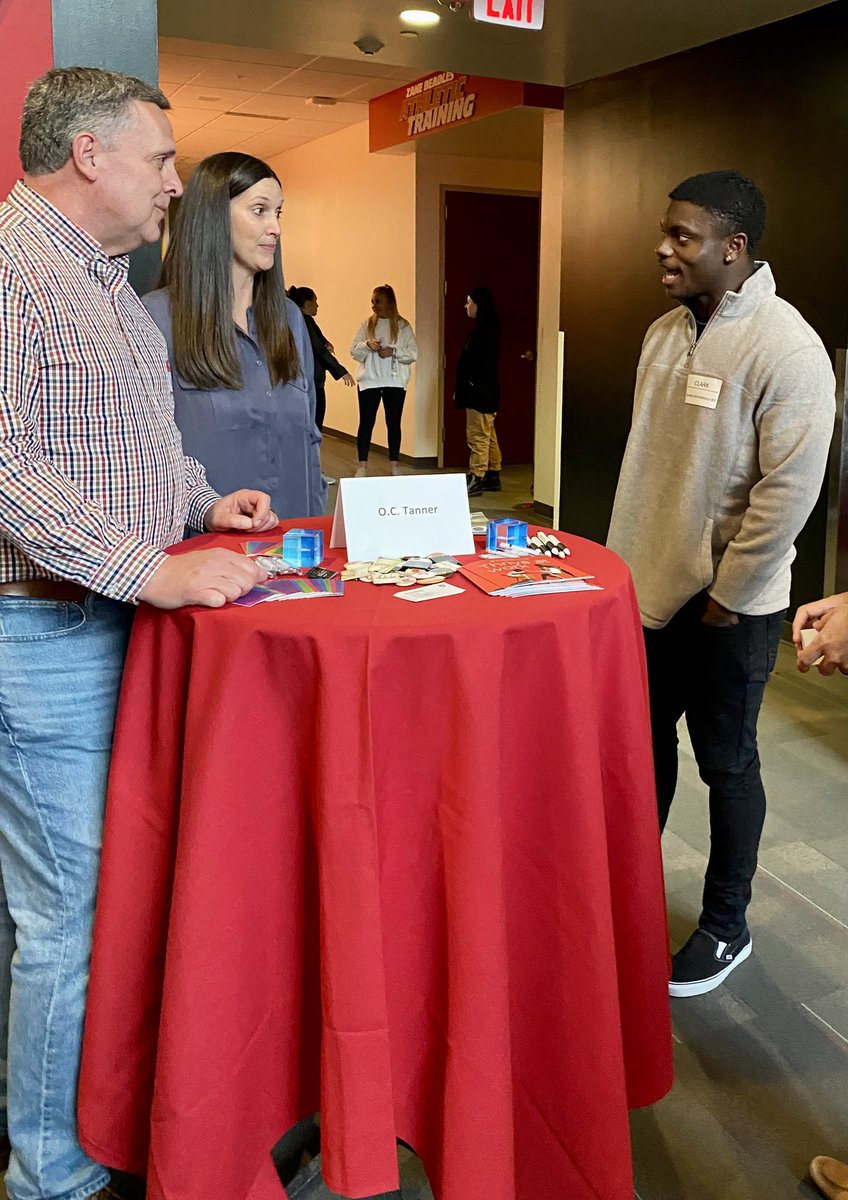 Student-Athlete Networking Night was a success. Fun to see all of our athletes advocating for themselves and making connections. 

Thanks to all of the awesome companies for joining us, and thank you to our campus partners, the Career &amp; Professional Development Center.