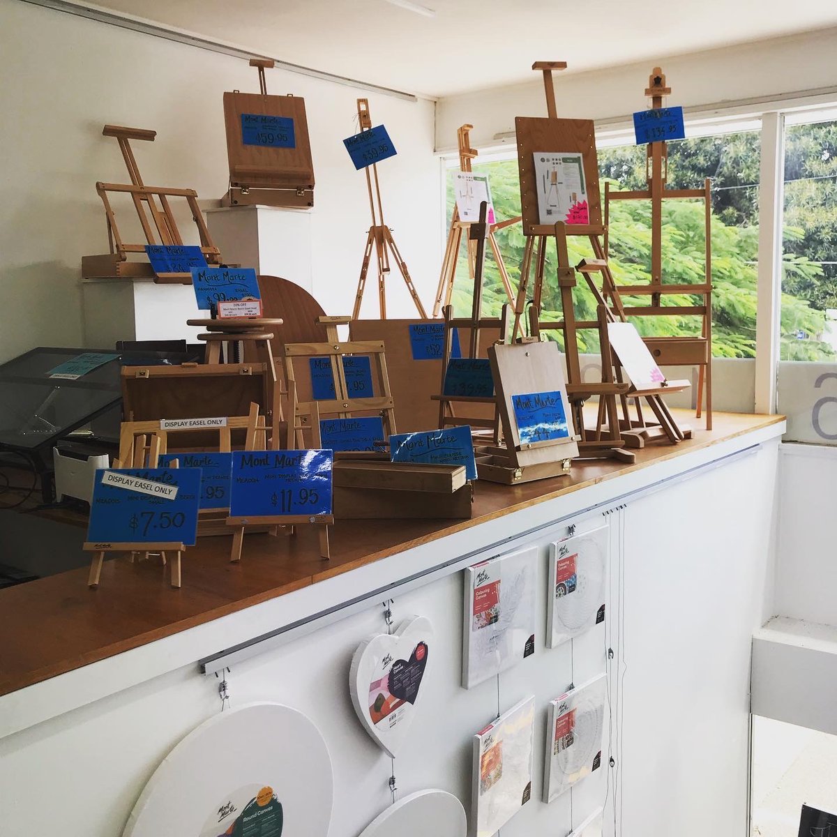 We are OPEN again after the flood and really happy about it! 
Come on over and see the compact version of our store in the upstairs area, while we rebuild downstairs. 274 Montague Rd, West End. #BrisbaneArt #brisbanefloods #Brisbane