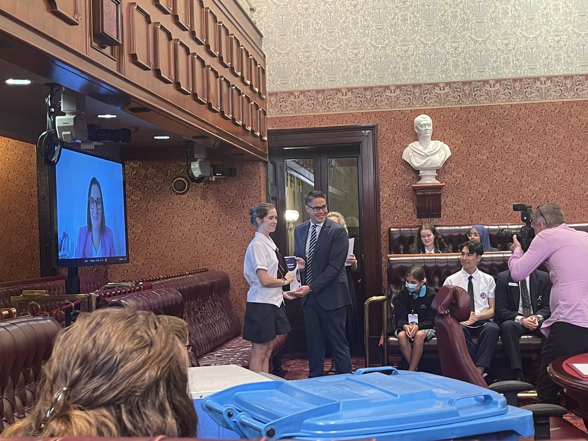 Mat_Egan's tweet photo. Day 2 DOVES Conference - outgoing members acknowledged and new members sworn in at @nswparliament by @smitchellmlc, a tour and robust discussion about early entry at @Sydney_Uni with @mscott and @GeorgeHarrisson - now back to Parramatta for more workshops! @Trinistuve @EduSum https://t.co/GJ1gFKOzFv