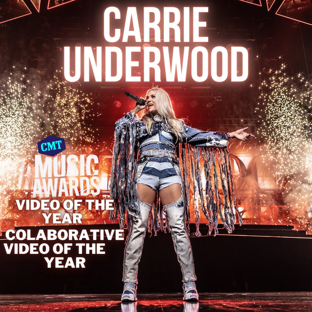 CarrieUnderFCMX's tweet photo. Let’s GO and let’s vote!!! #CMTAwards @carrieunderwood https://t.co/Yensuj3Emb