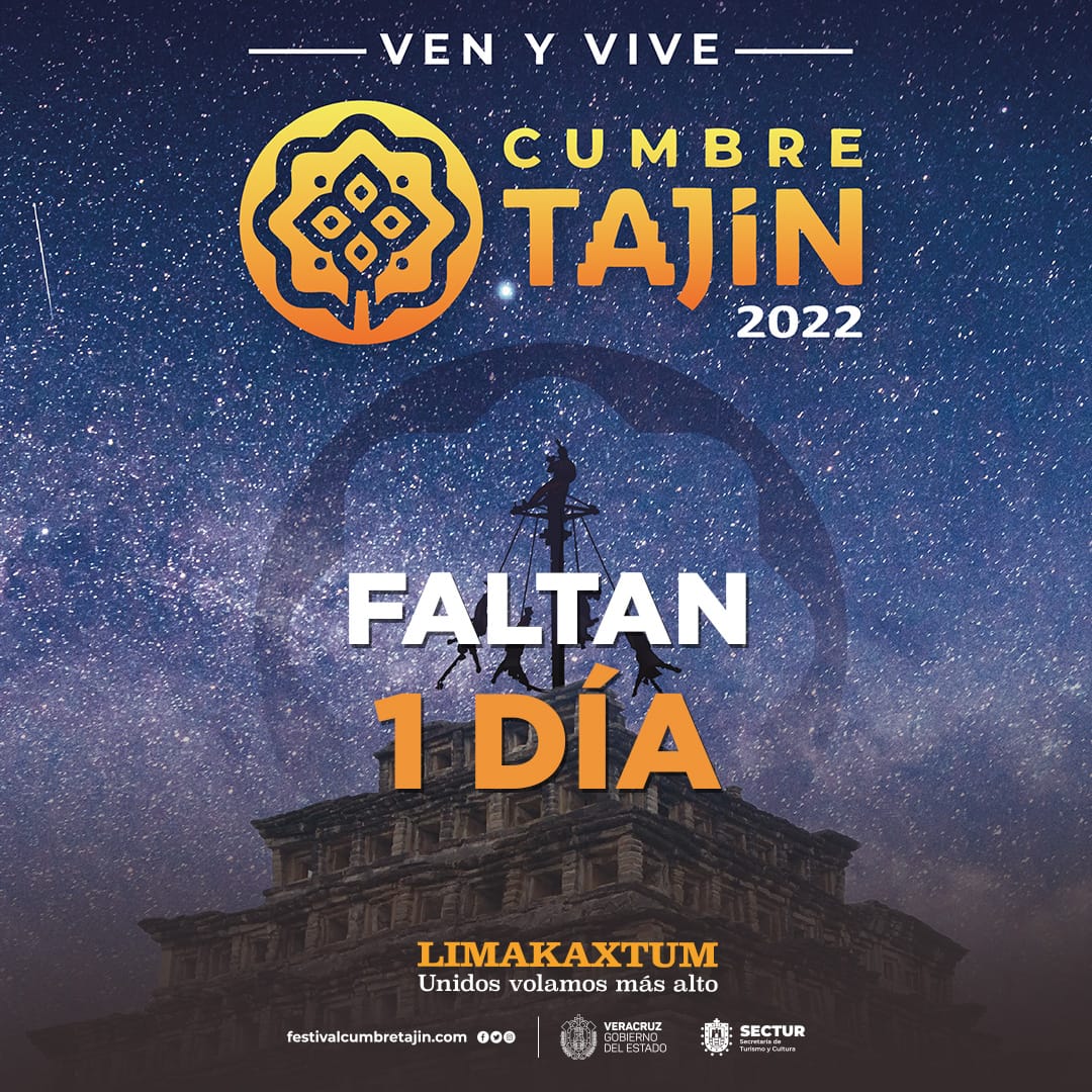 PublimetroMX's tweet photo. Solo falta 1 día, #VenYVive Cumbre Tajín 🎊✨.  https://t.co/Ojv5VYFaoh https://t.co/q3DIBy7jdK