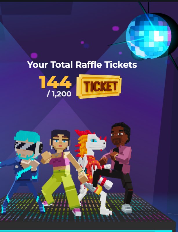 wigwigwiggle's tweet photo. @TheSandboxGame I just participated in the daily #SandboxAlphaS2Contest for a chance to earn up to 1,000 $SAND! Starting March 14 -  Show your Raffle Tickets. Check out my screenshot below! 👇 #SandboxAlphaS2 https://t.co/GwW8SZ7bxv