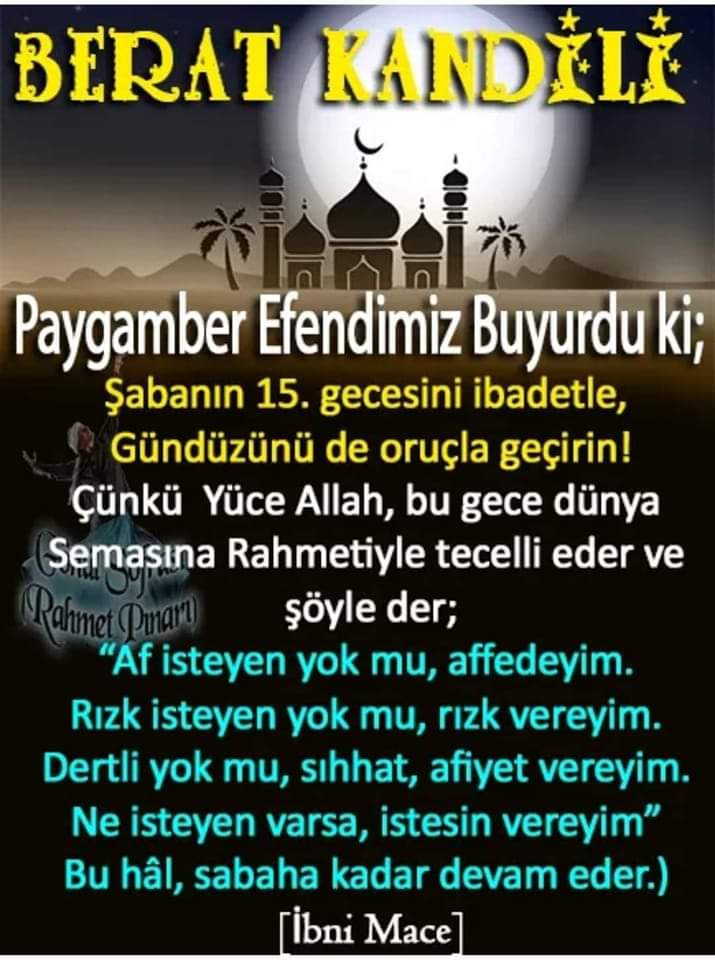 Selamünaleyküm hayırlı sabahlar kandilimiz mübarek olsun