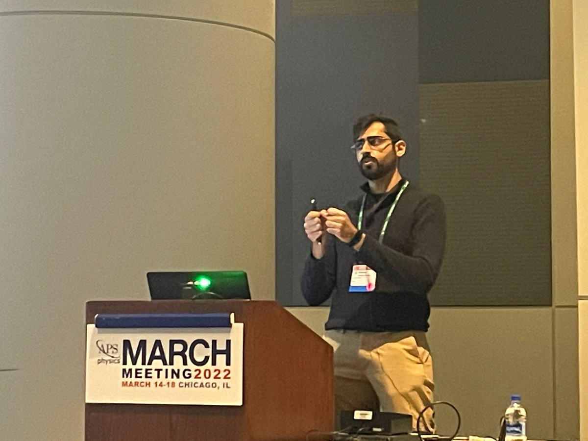 It is great to be at the #APSMarchMeeting and to present our work on Nanoscale NMR with Quantum Sensors enhanced by Nanostructures. @APSMeetings