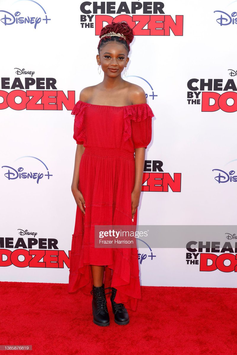 Aria Brooks at the Cheaper By The Dozen premiere tonight! #CheaperByTheDozen #DisneyPlus ❤️

Photo credit to Getty Images!