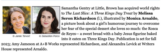 amylujameson's tweet photo. So happy to be able to share the news about Melissa Seron Richardson's debut picture book, acquired by the fabulous Sam Gentry! https://t.co/GEqaLgdLGw