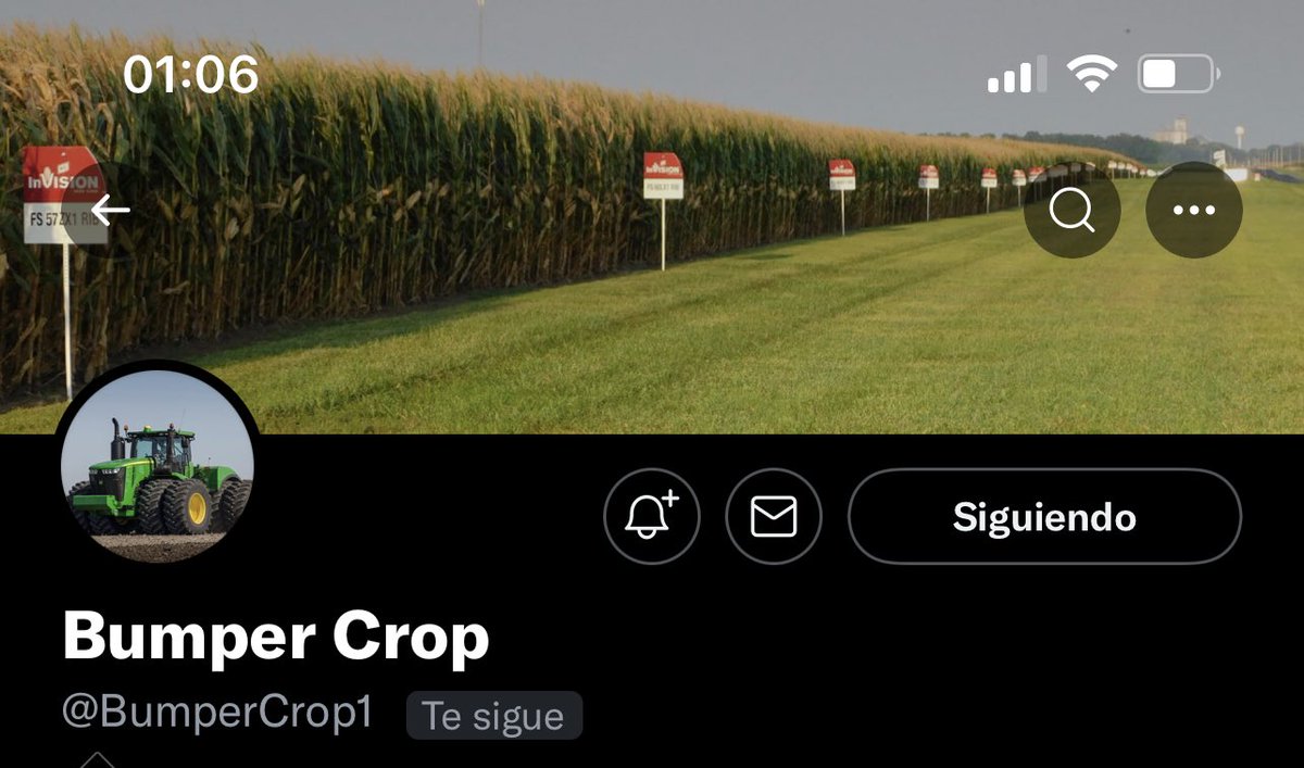 Que tu ídolo te empiece a seguir no tiene precio 🤩 <a href="/BumperCrop1/">Bumper Crop</a>
