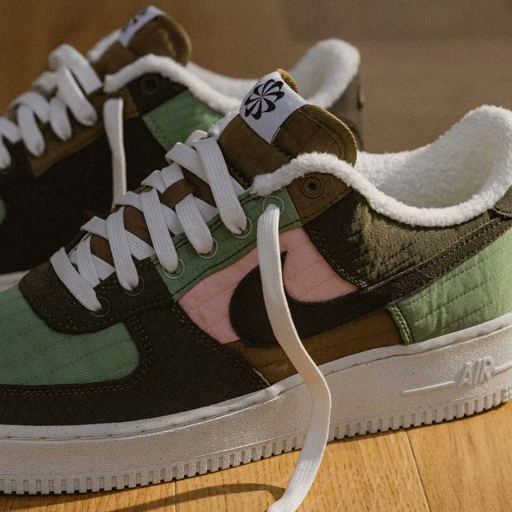 nike air force 1 low toasty oil green