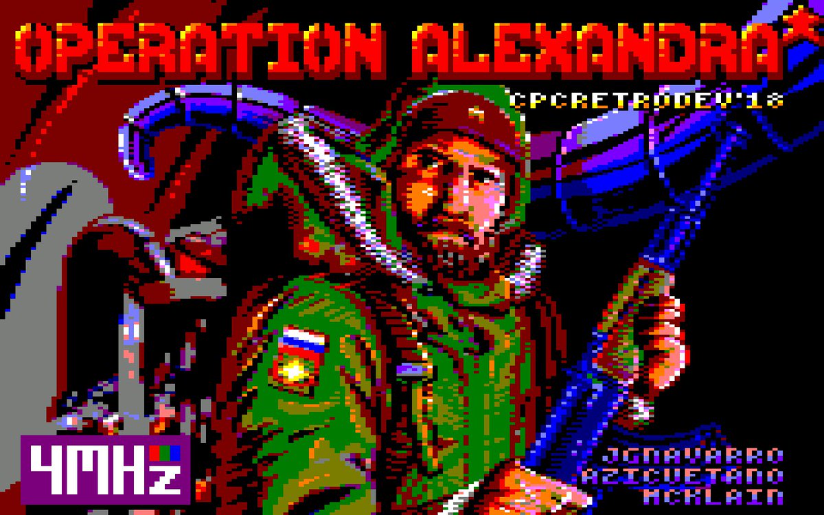 Wolfister_'s tweet photo. @4mhz_es nos brindó en 2018 un titulazo para #AmstradCPC. Si señores, estoy hablando de #OperationAlexandra. Un juego que si hubiera salido en la época se hubiera inchado a vender copias. Gracias por tanto 👏🏻👏🏻👏🏻👏🏻. Entrega 1063 de #1Juegopordia https://t.co/GGkDLvNiYf