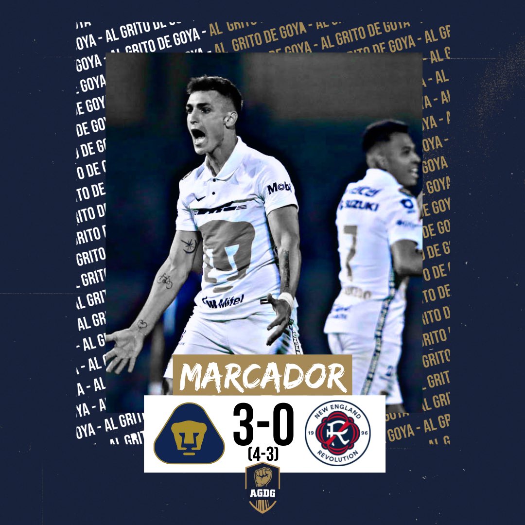 AlGritoDeGoya's tweet photo. #UNAMvsNER ⚽️ | #AGDG 👊🏽
90’ ⏱ | 3 (4) - (3) 0 | Se acaba el partido en CU y se completa OTRA hazaña.
👉🏽 Doblete de goles de Dinenno y de asistencias de Rogério.
👉🏽 Sacuedo de partido flojo, anotó el 3ro.
👉🏽 Partido redondo en zona defensiva.
👉🏽 Talavera atajó un penal https://t.co/d8rXD5HZPC