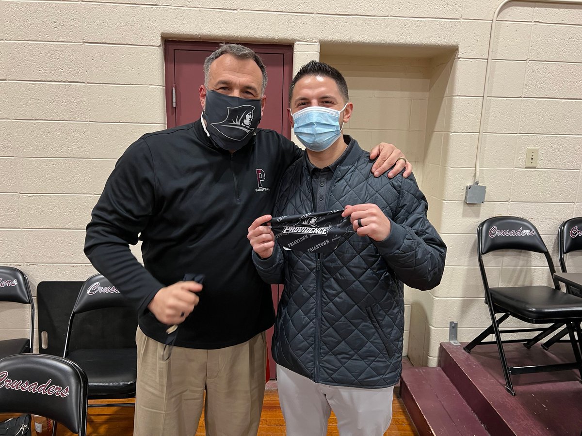 NBC10's tweet photo. Two huge Friar Fans &amp; RI High school coaches
https://t.co/d070Uz7pOn https://t.co/CNG20ub5As