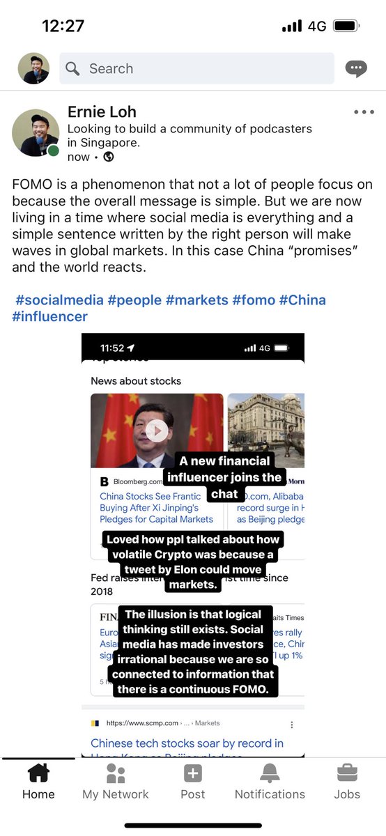 #FOMO #Socialmedia #Influencers Do you understand how it messes with the mind? How it changes the most logical and safe to irrational and greedy?