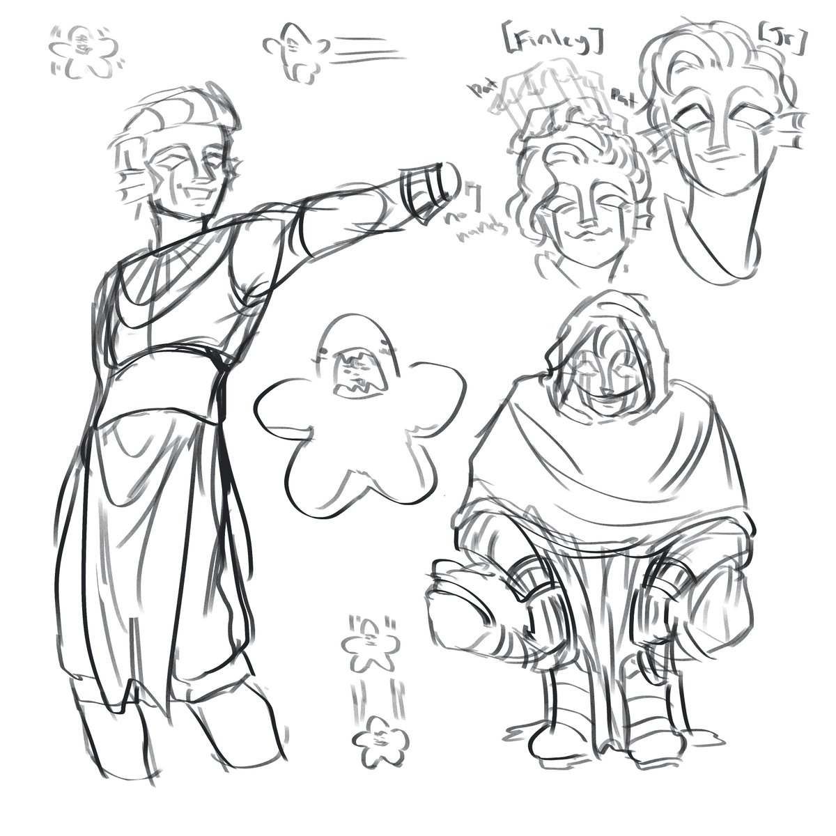 Just some doodles/sketches of foolish [+ Finley and Jr.] #foolishfanart ...