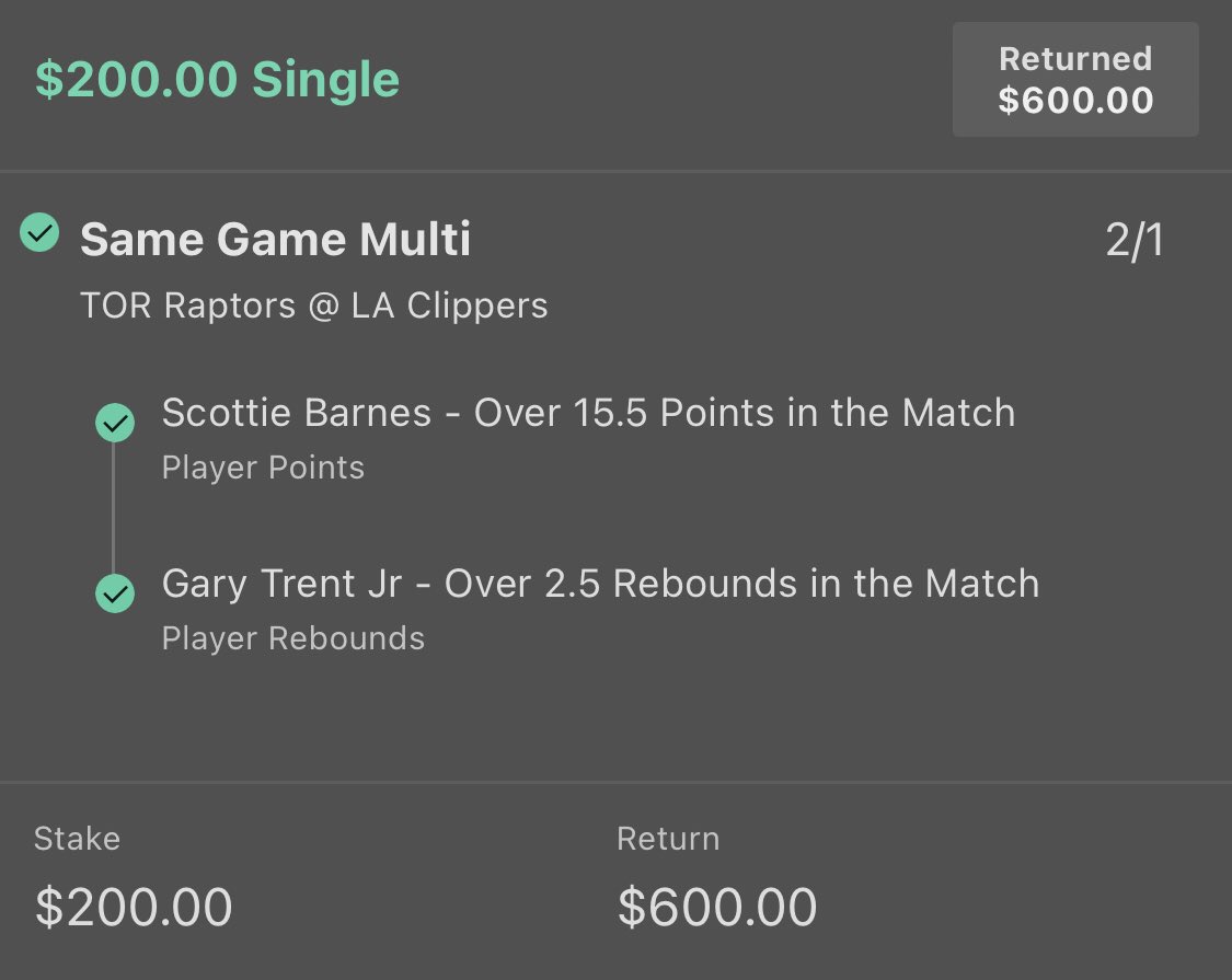 💥 BOOM 💥 

NBA BET LANDS!!

Who was on? ❤️

#NBA #NBATIPS  #tipster #BET365