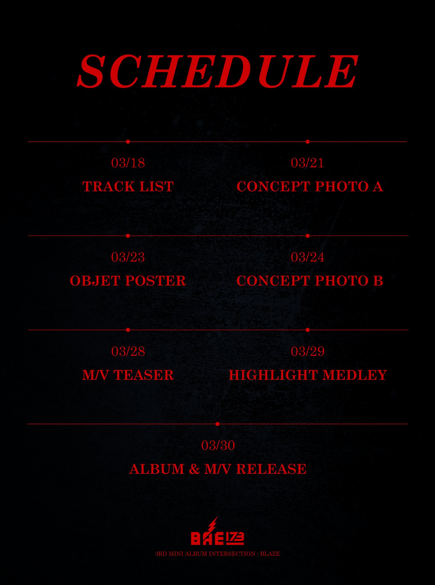 BAE173 On Twitter BAE173 3rd Mini Album INTERSECTION BLAZE bae173-on-twitter-bae173-3rd-mini-album-intersection-blaze