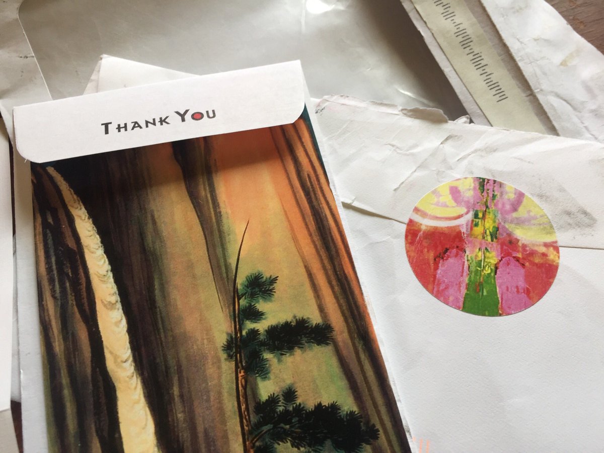 AmyTinderbox's tweet photo. Received a letter today from Dec last year, better later than never! Thanks dear @kitchensisters of @radiotopia Thanks for all you do, and for the inspiration for my own podcast Gather! #audiostorytelling #connection #radicalempathy #snailmail https://t.co/H9Gohz3ch3