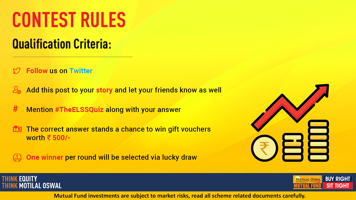 MotilalOswalAMC's tweet photo. Know the rules before you participate in the #ELSSContest. 

#Contest #ContestAlert #MutualFunds #SIP #investments https://t.co/jBH04pxMNK