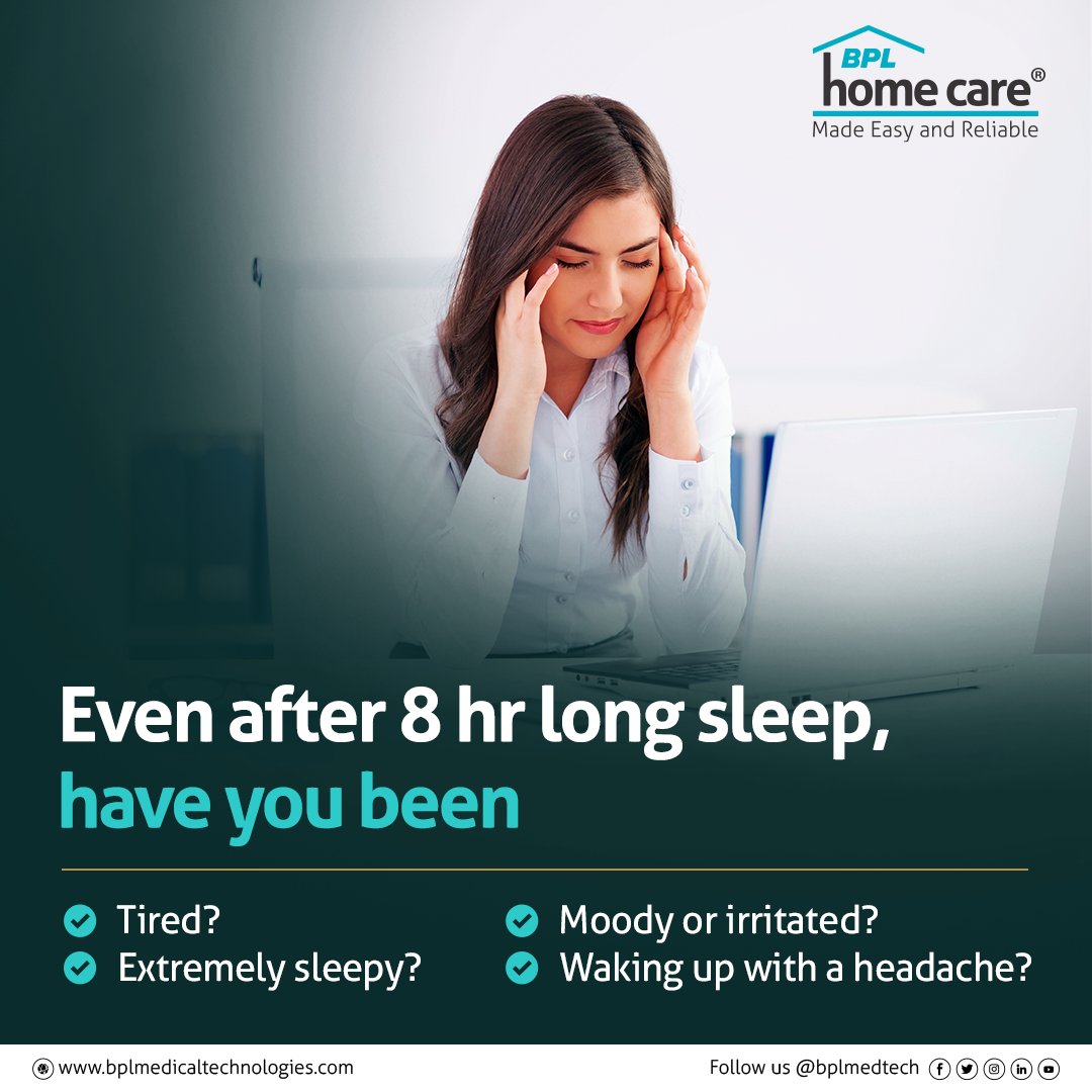 BPLMedTech's tweet photo. If you said yes (even after a good night's sleep), then you may not be getting sufficient rest. All of these are indicators of #SleepApnea. To be sure, it is best to talk to a doctor.

Don't ignore the signs, it's time to #WakeUpToWellness

#QualitySleep #HealthyLife #BPLCares https://t.co/DnuPc2XhgA