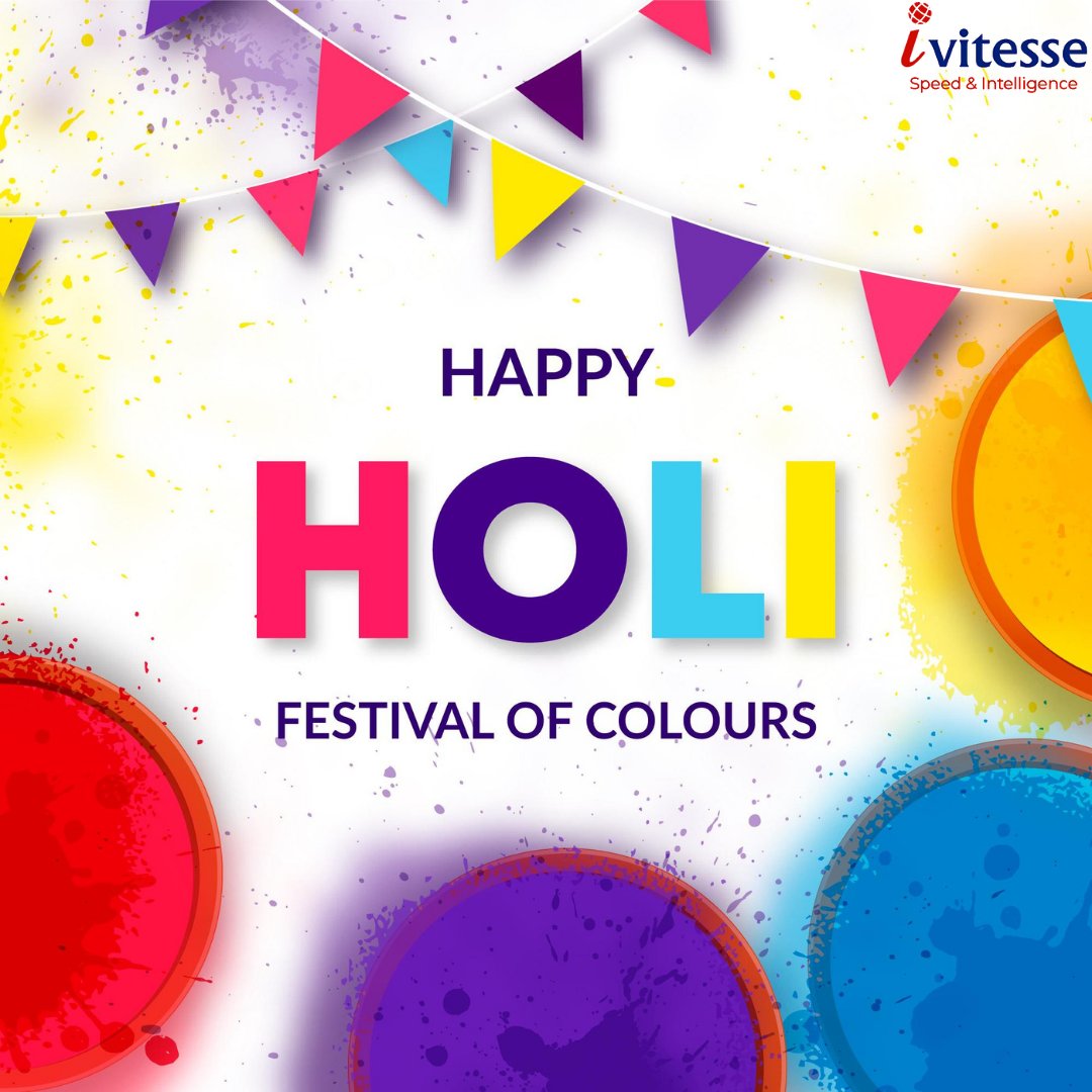 ivitessetech's tweet image. @ivitessetech  Wishes everyone a 🎉 Happy and colorful Holi 🎨

#happyholi #holi #holifestival #colors #holifestivalofcolours #ivitesse #ivitessetechnology