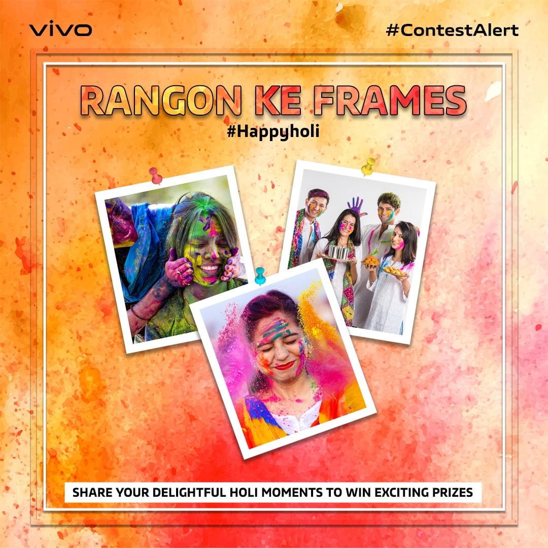 #ContestAlert 😊

The festival of colors🌈 is upon us to spread happiness😁! Click &amp; Share your favourite Holi Moments 📸 and the best entries will win exciting prizes.

Participate Now!�#HappyHoli�

instagram.com/p/CbMV6RsIawy/…