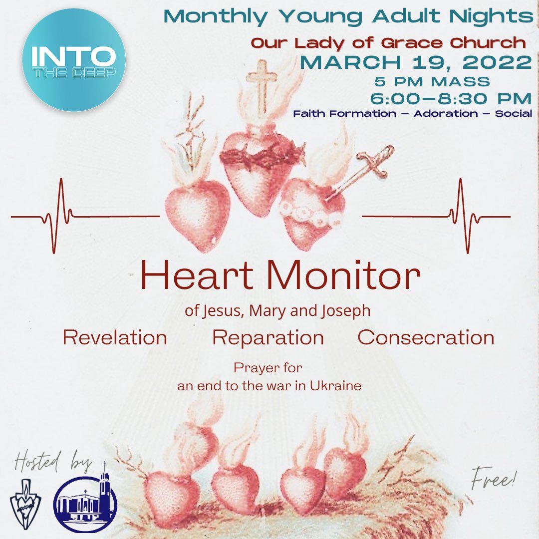 Join us this Saturday! #Adoration #Faith #SacredHeart #immaculateheart #Lent #Lent2022 #CatholicTwitter #catholic #Catholics #SDSHSisters #LACatholic #youngadultministry #StJoseph #catholicyoungadults