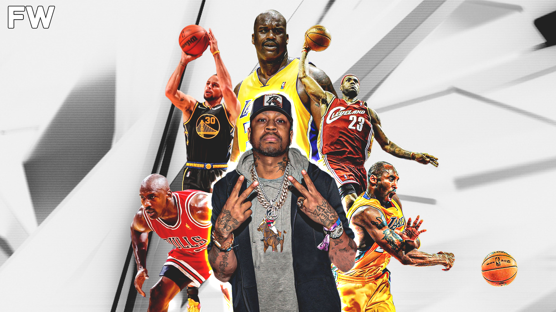 Hoop Central on X: Allen Iverson Picks His Mount Rushmore: 'Michael  Jordan, Kobe Bryant, LeBron James, Shaq O'Neal And Stephen Curry'    / X