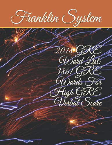  DOWNLOAD 2018 GRE Word List 3861 GRE Words For High GRE Verbal Score By Franklin Vocab System 