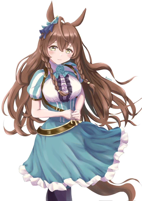 ブライトちゃん実装おめでとー😊🎉こんなに早く来るなんて!(再掲) 
#メジロブライト
#ウマ娘 