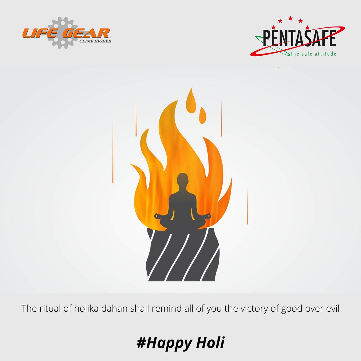 Pentasafe1's tweet photo. As the day of Holika Dahan signifies the victory of good over evil, may this Holika Dahan brings a lot of joy and happiness into our lives. Team Lifegear and Pentasafe wishes you all a very Happy Holika Dahan!
#happyholikadahan  #happyholi2022 
#pentasafe https://t.co/Oebi6nCGBn