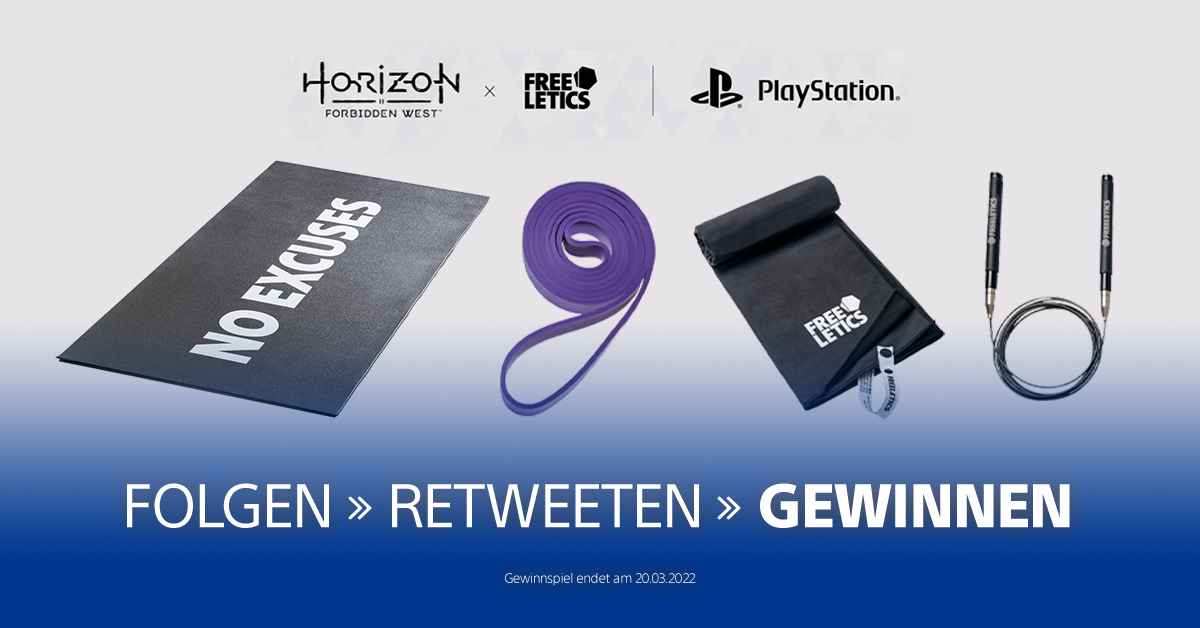 Lust auf ein Homeworkout? 💪 
Unter allen Retweets verlosen wir ein <a href="/Freeletics/">Freeletics</a> Bundle und ein sportliches #HorizonForbiddenWest Merch-Paket! 

#FreeleticsHorizon #FreeAthlete #ClapClap #NoExcuses #FreeleticsChallenge 
TNB 👉 play.st/3N0PEwE