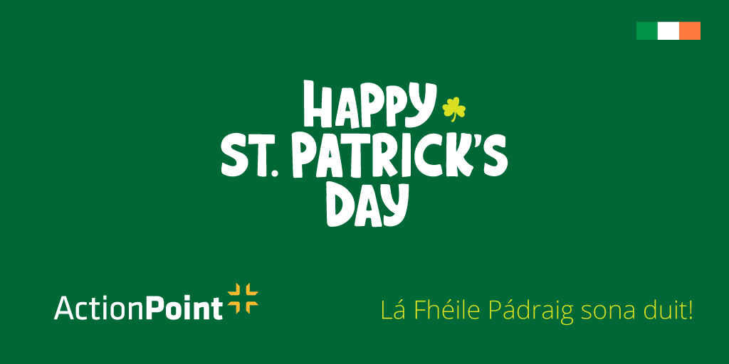 ActionPointTech's tweet image. Happy #StPatricksDay2022!
