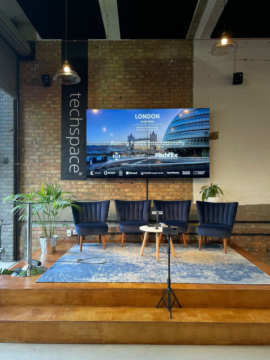 techspace's tweet photo. We are ready for @londonpartners event "Raising Funds Internationally" in the Loading Bay at Techspace Shoreditch @businesslondon #mibp #events 💸 https://t.co/m1m2TlBwQC