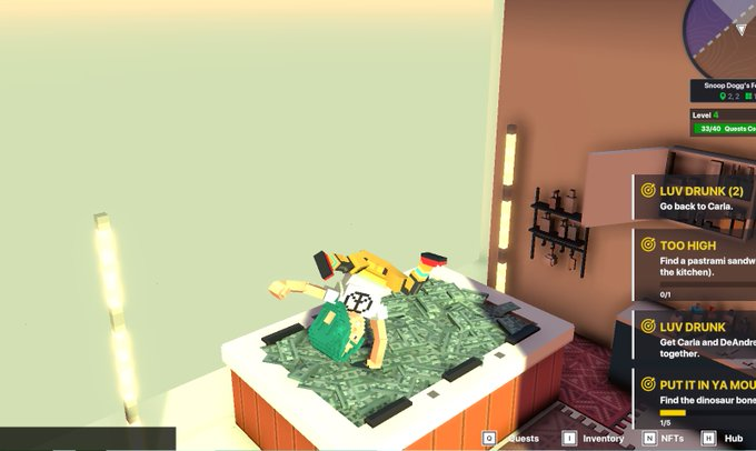 PennyAbraham4's tweet photo. @TheSandboxGame I just participated in the daily #SandboxAlphaS2Contest for a chance to earn up to 1,000 $SAND! Starting March 16 - Take a money bath in Snoop Dogg Mansion. Check out my screenshot below!
👇 #SandboxAlphaS2 https://t.co/2KQja0e1Z0