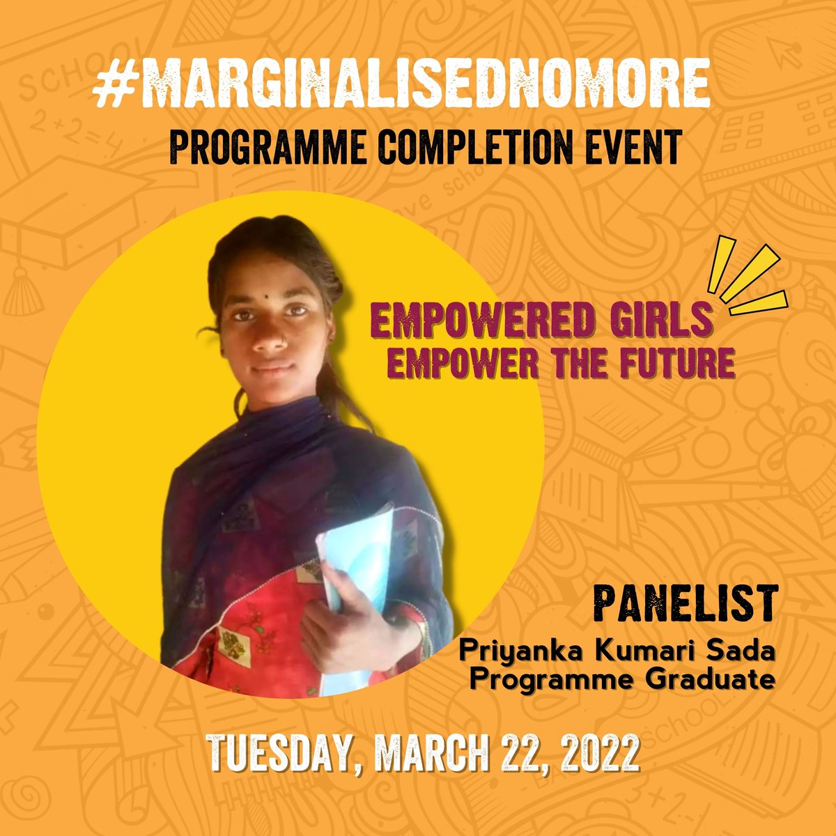 streetchildnp's tweet photo. Another one of our graduates who has successfully transitioned into formal education will also be participating in the Programme Completion Event. Priyanka will be speaking about her journey in the programme. 

#Girlseducationchallege
#marginalisednomore
#ukaid
#MNM2022 https://t.co/LGoJqD59y0